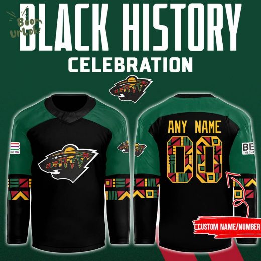 Minnesota Wild Black History Celebration Ticket Pack Jersey 2025