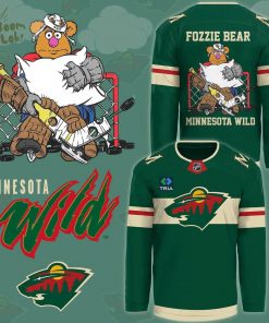 Minnesota Wild Fozzie Bear NHL Jersey 2025