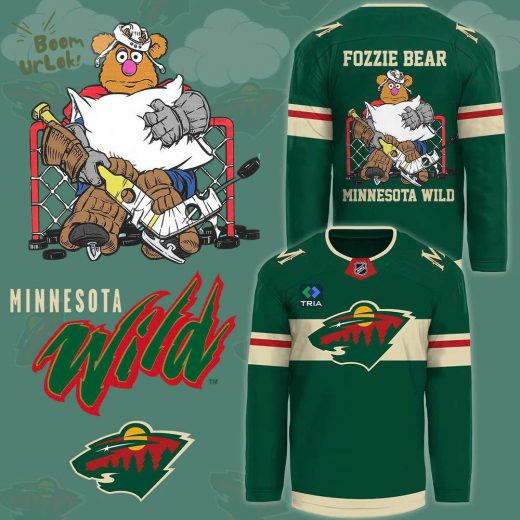 Minnesota Wild Fozzie Bear NHL Jersey 2025