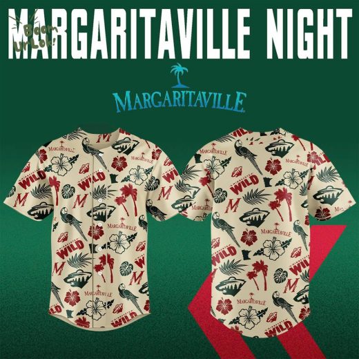 Minnesota Wild x Margaritaville Night Premium Baseball Jersey – Limited Edition