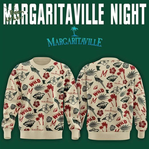 Minnesota Wild x Margaritaville Night Premium Sweatshirt – Limited Edition Gear