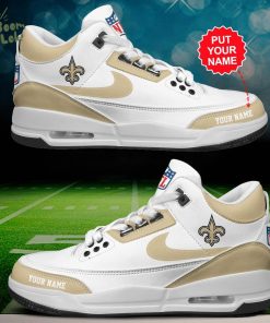 New Orleans Saints Air Jordan 3 Shoes Personalized – Custom Fan Edition Sneakers