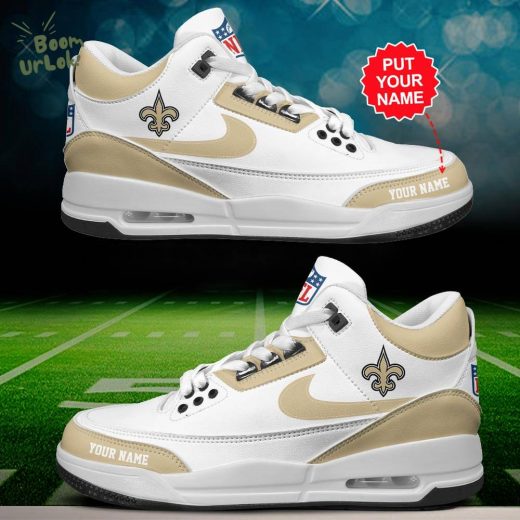 New Orleans Saints Air Jordan 3 Shoes Personalized – Custom Fan Edition Sneakers