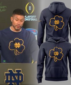 Notre Dame Coach Marcus Freeman CLOVER Hoodie – 2024 Edition