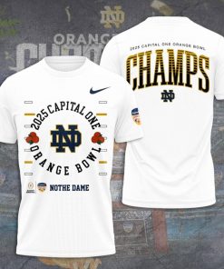 Notre Dame Fighting Irish 3D Football T-shirt 2025