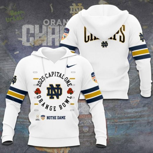 Notre Dame Fighting Irish Football 2025 3D Hoodie