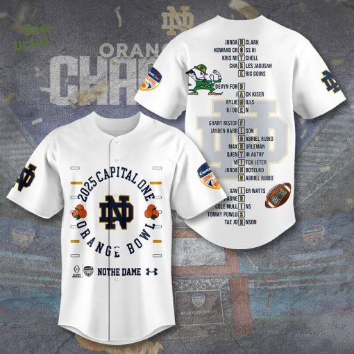 Notre Dame Fighting Irish Football Baseball Jersey – 2025 Edition