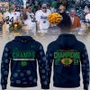 Notre Dame Fighting Irish Football NCAA Under Armour Orange Bowl Champions White Hoodie 2025