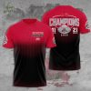 Ohio State Buckeyes Football 3D Red T-shirt – Official Team Shirt