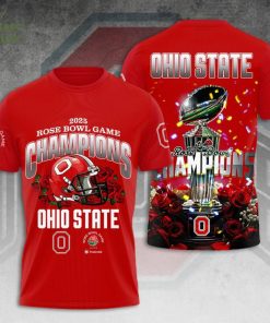 Ohio State Buckeyes Football 3D T-shirt – Latest Version Fan Apparel