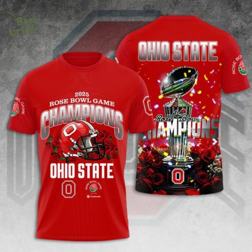 Ohio State Buckeyes Football 3D T-shirt – Latest Version Fan Apparel