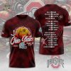 Ohio State Buckeyes Football 3D T-shirt – Official Game Day Gear