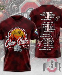 Ohio State Buckeyes Football 3D T-shirt – Special Edition Design