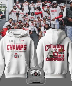Ohio State Buckeyes Nike College Football Playoff 2025 Cotton Bowl Champions Zip Hoodie