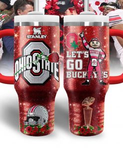 Ohio State Buckeyes Rose Bowl Game Handle Tumbler – Let’s Go Buckeyes