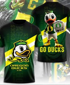 Oregon Ducks Football 3D T-shirt – Official Game Day Gear