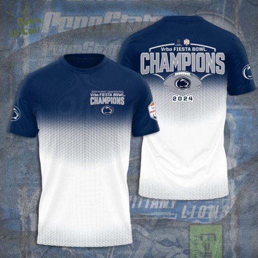 Penn State Nittany Lions Football 3D T-shirt – College Team Apparel