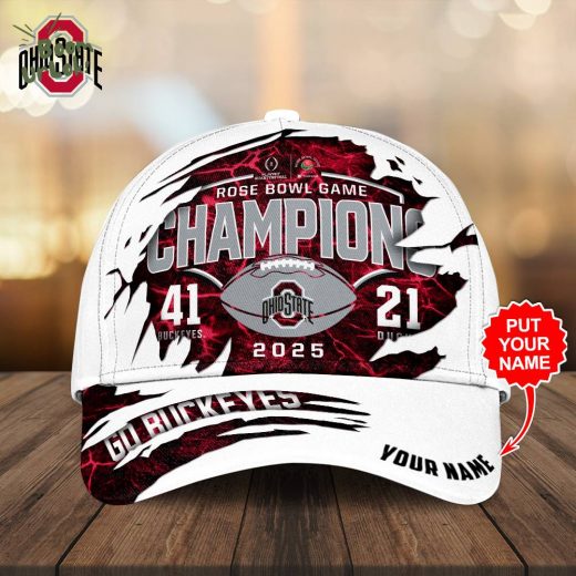 Personalized Ohio State Buckeyes Football Classic Cap – Custom Team Hat