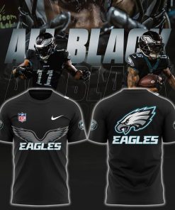 Philadelphia Eagles 2024 “All Black” T-Shirt