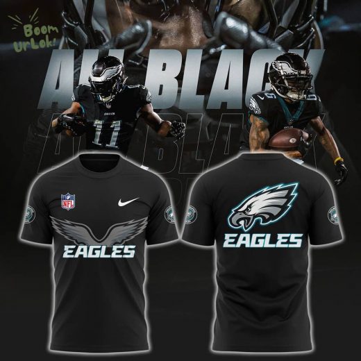 Philadelphia Eagles 2024 “All Black” T-Shirt