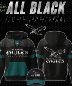 Philadelphia Eagles Carbon Black Fashion Game Hoodie 2025