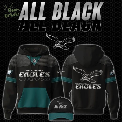 Philadelphia Eagles Carbon Black Fashion Game Hoodie 2025