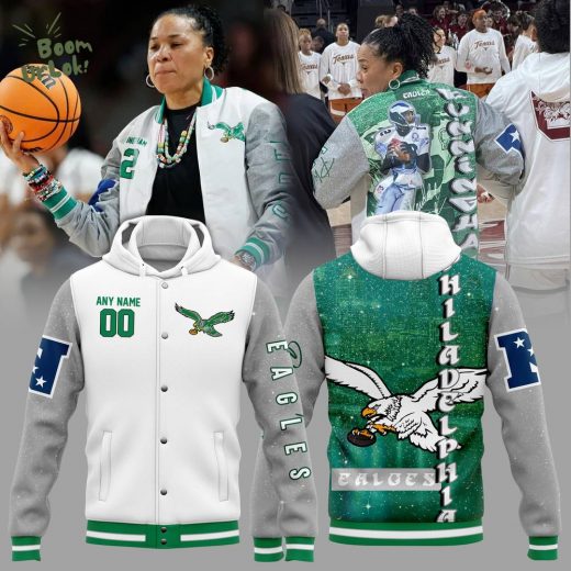 Philadelphia Eagles Coach Dawn Staley Baseball Hoodie Jacket Special Edition