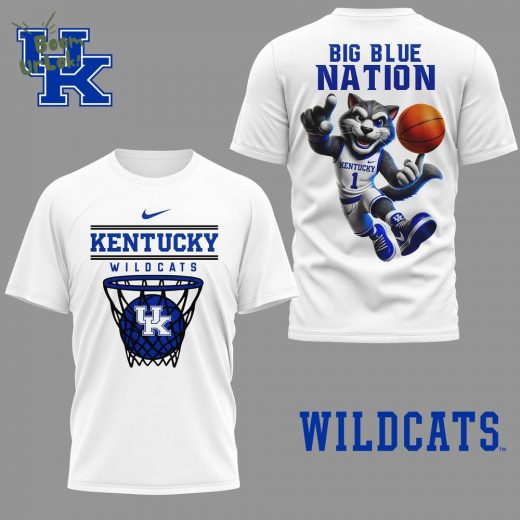 Premium Big Blue Nation Kentucky Wildcats 3D Shirt – Official Fan Gear