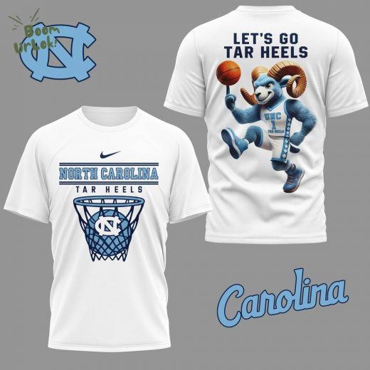 Premium ‘Let’s Go Tar Heels’ North Carolina 3D Shirt – Fan Gear