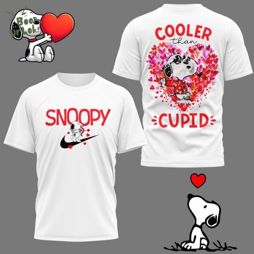 Premium White 3D Snoopy Cooler Than Cupid Valentine Shirt 2025 – Special Edition