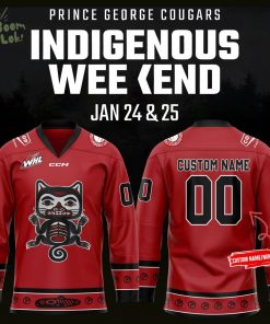 Prince George Cougars 2025 Indigenous Weekend Limited Edition Personalized Jersey
