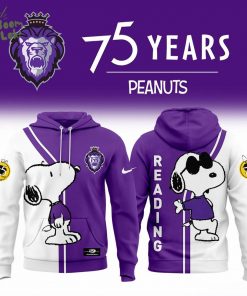Reading Royals Purple 75th Anniversary Snoopy Hoodie 2025