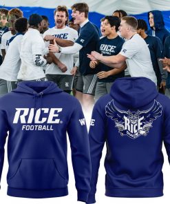 Rice Owls Football Blue Hoodie – 2025 Edition