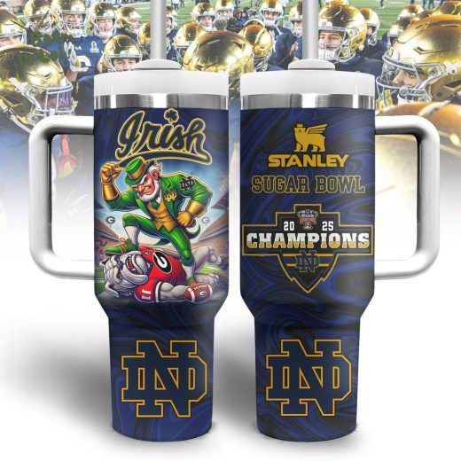 Stanley Tumbler Notre Dame Sugar Bowl 2025 Champions