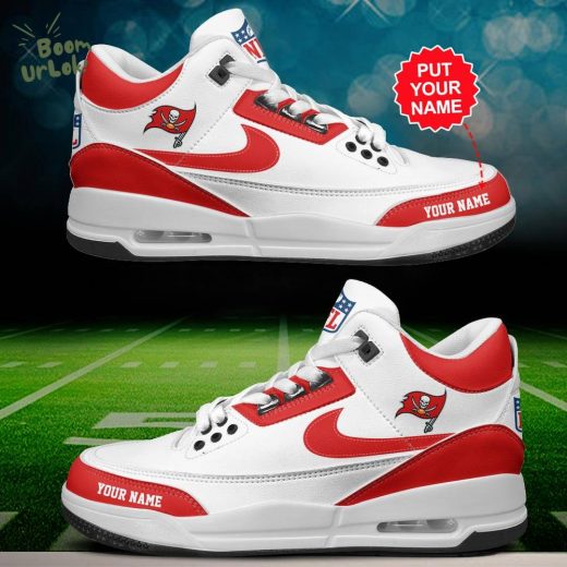 Tampa Bay Buccaneers Air Jordan 3 Shoes Personalized – Custom Team Shoes