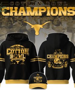 Texas Longhorns 2025 NCAA Cotton Bowl Champions Limited Edition Hoodie