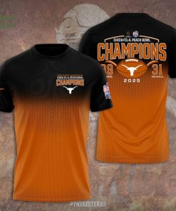 Texas Longhorns Football 3D T-shirt – Premium College Fan Gear