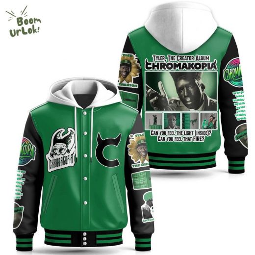 Tyler The Creator Hooded Baseball Jacket – Album Inspired Design