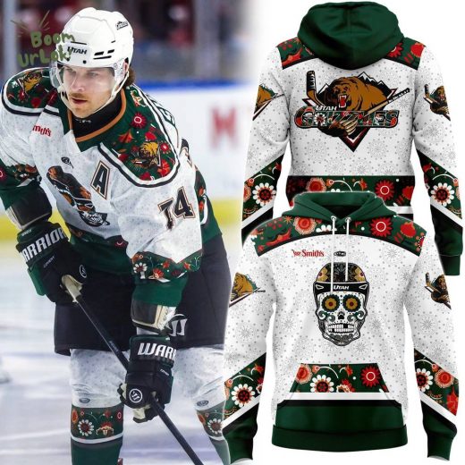 Utah Grizzlies Dia de los Muertos Jersey Auction 2024 Hoodie Edition