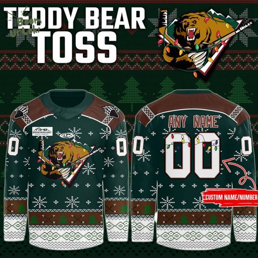 Utah Grizzlies Teddy Bear Toss 2024 Jersey Edition