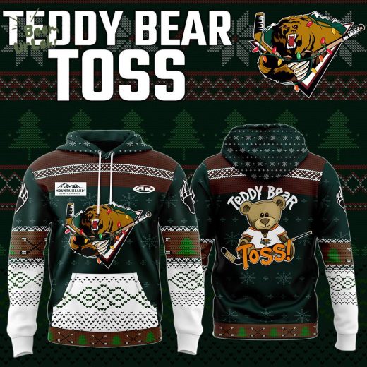 Utah Grizzlies Teddy Bear Toss 2025 Hoodie Edition