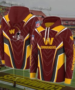 Washington Commanders Burgundy Energetic Vibes Hoodie – 2025 Edition