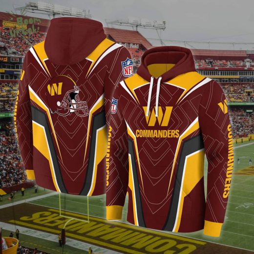 Washington Commanders Burgundy Energetic Vibes Hoodie – 2025 Edition