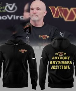 Washington Commanders Coach Dan Quinn Strength Logo Hoodie – 2025