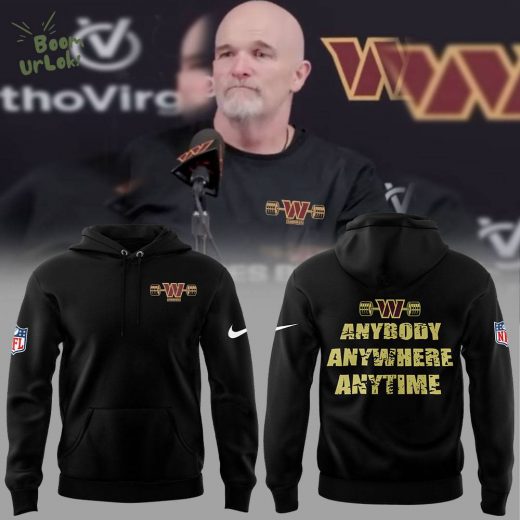 Washington Commanders Coach Dan Quinn Strength Logo Hoodie – 2025