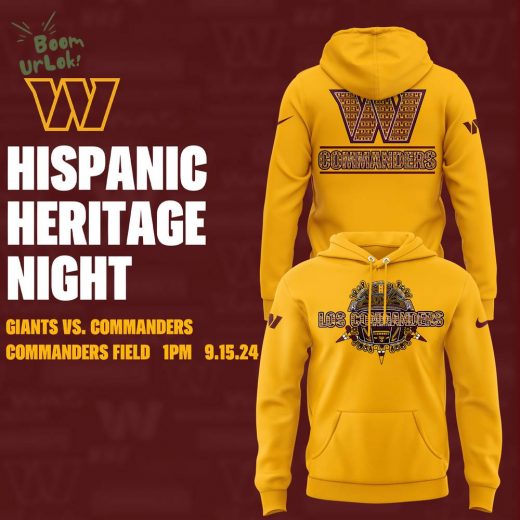 Washington Commanders “Hispanic Heritage Night” Limited Edition Hoodie