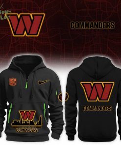 Washington Commanders Skyline Black Hoodie – Limited Edition
