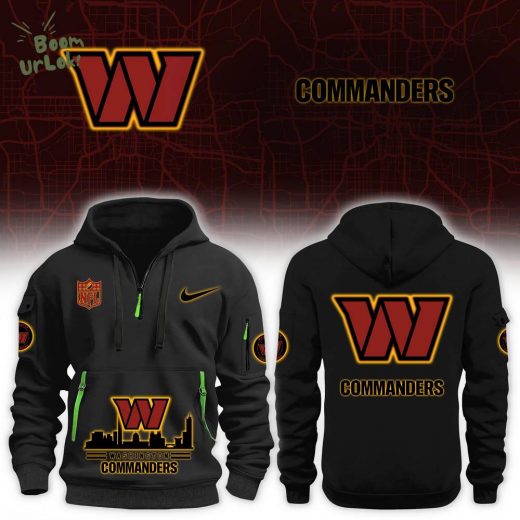 Washington Commanders Skyline Black Hoodie – Limited Edition