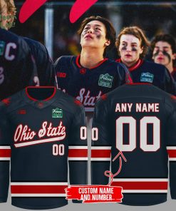Wrigley Field Ohio State Hockey Jersey – Custom Name & Number