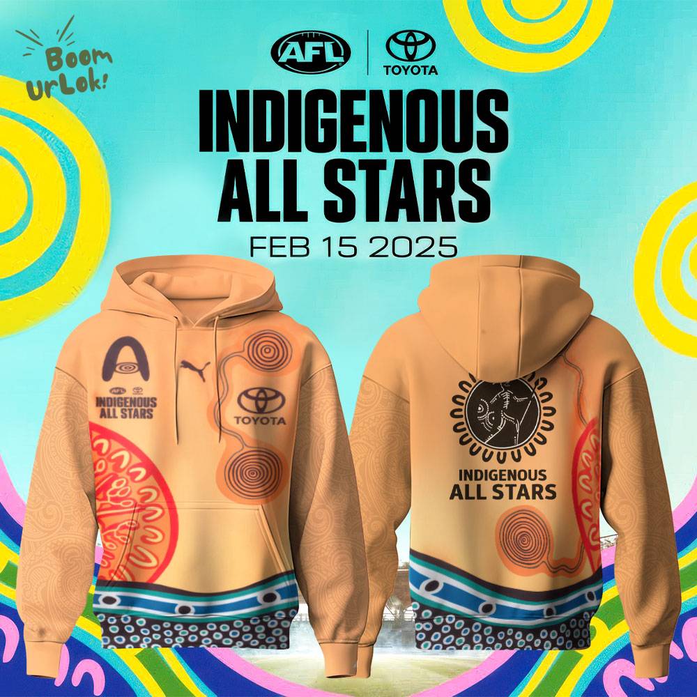 2025 Authentic Indigenous All Stars Hoodie - Limited Edition 2025 Authentic Indigenous All Stars Hoodie - Limited Edition